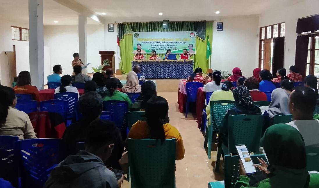 Dharma Wanita Kementerian Agama Kabupaten TTS ‘Perangi’ HIV/AIDS