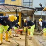 Direksi dan Relawan PLN Terjun Bantu Pemulihan Fasum Pascabencana Aceh