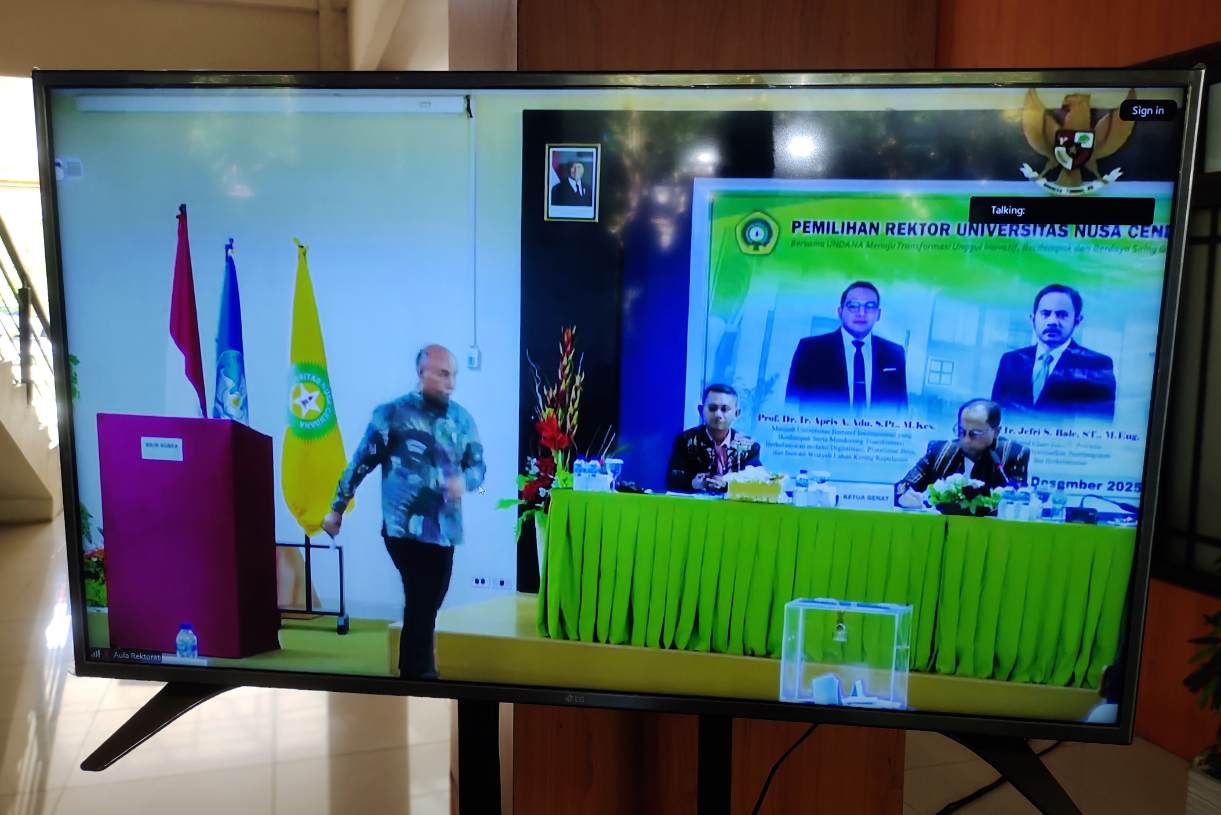 Senat Undana Pilih Rektor Baru Periode 2025—2029, Pengganti Maxs Sanam