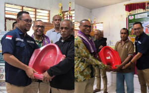 CIRMA Bangun 65 Kakus Sehat di Desa Kabuna Perbatasan Indonesia-Timor Leste