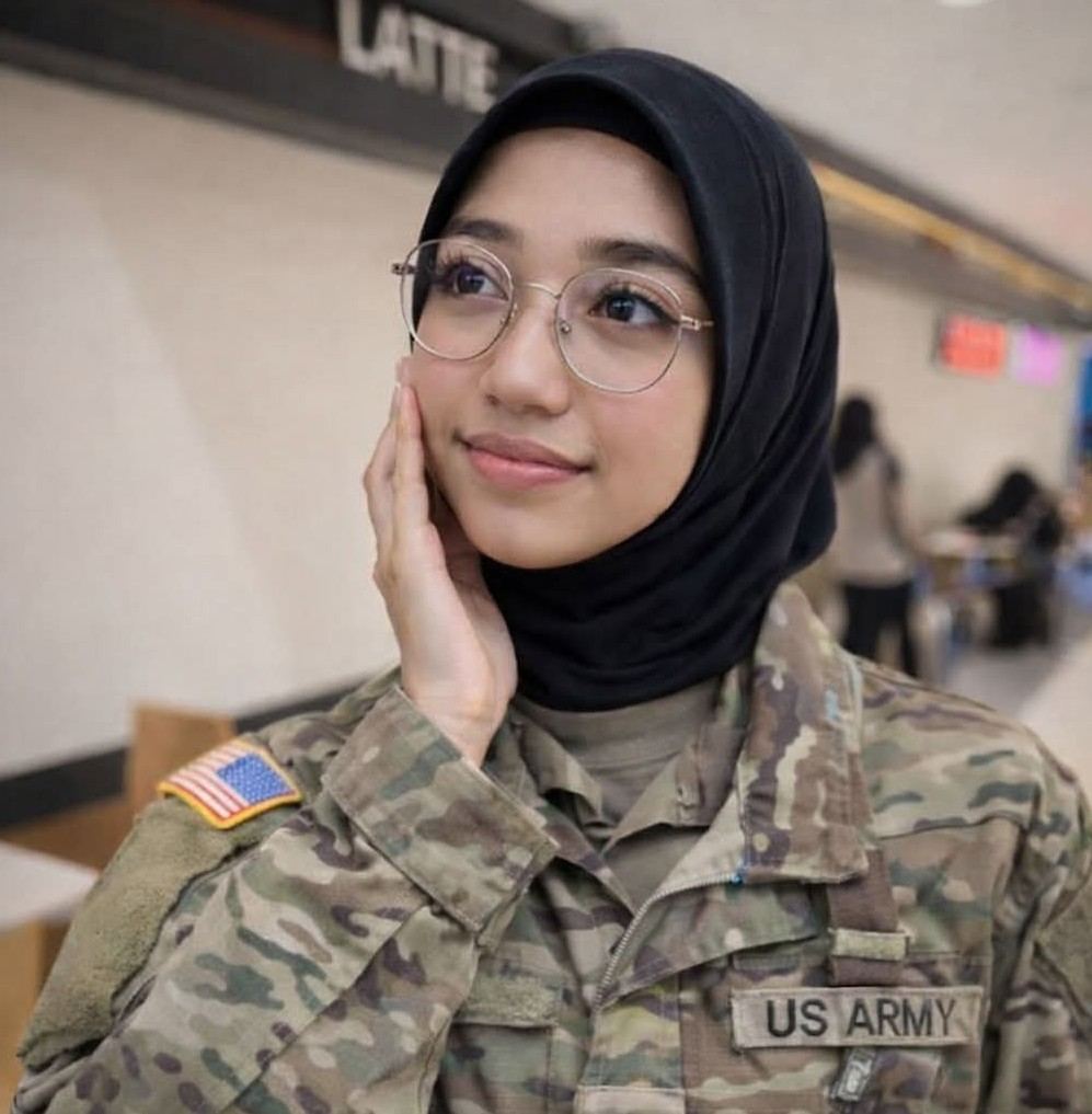 Cewek Berhijab asal Indonesia Jadi Tentara Amerika
