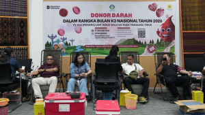Donor Darah Bulan K3 Tahun 2026 PLN NTT Kumpulkan 65 Kantong Nyawa