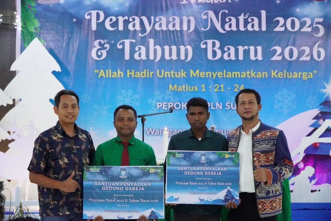 Kado Natal PLN untuk Rumah Ibadah di Pelosok Pulau Sumba