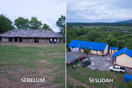 Bahagia Anak Perbatasan RI-Timor Leste Dapat Sekolah Baru dari PLN