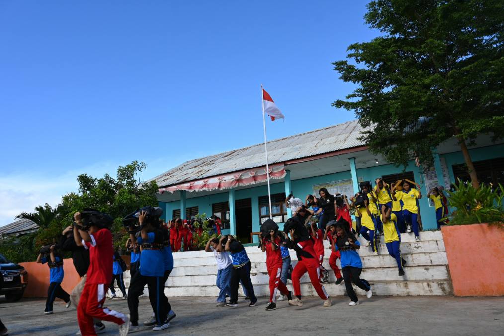 Mitigasi Dini, Pertamina Patra Niaga dan BPBD Kota Kupang Edukasi Sekolah Tanggap Bencana