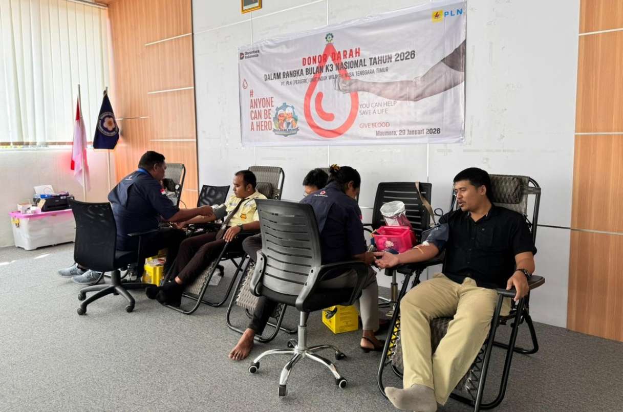 Napas Listrik PLN via Donor Darah di Maumere